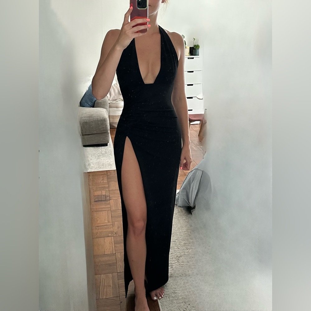 Babyboo Black Halter Dress